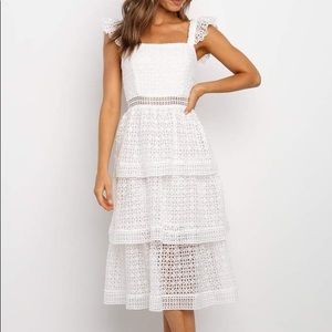 NWT Petal and Pup Oriani White Dress - Bridal Shower or Rehearsal Dinner Dress!